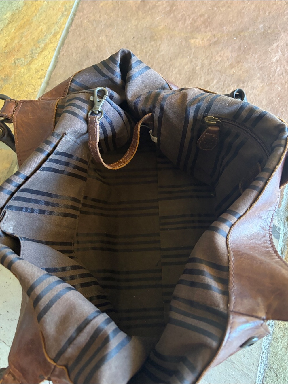 Frye Melissa Tote in Redwood - Picture 7 of 7